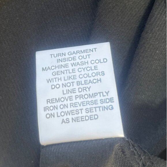 Notations Blouse Shirt Woman 1X Black Ruffle Trim New WOT - Picture 7 of 7